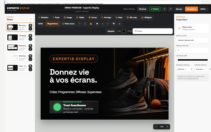 Véritable Studio de création Expertis Display